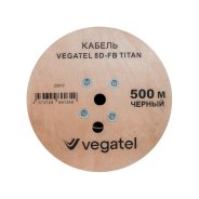 Кабель коаксиальный VEGATEL 8D-FB (Titan, черный) бухта 500м