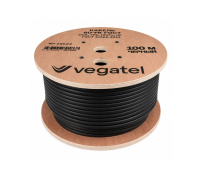 Кабель коаксиальный VEGATEL 8D-FB (ГОСТ, черный) бухта 100м