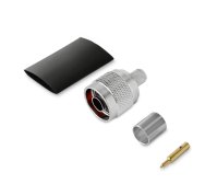 Кабельная сборка VEGATEL 5D-FB (Titan, белый) (SMA-male - N-male) 2м