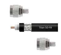 Кабельная сборка 5D/FB (Titan, черный) (N-male - N-male) 1м