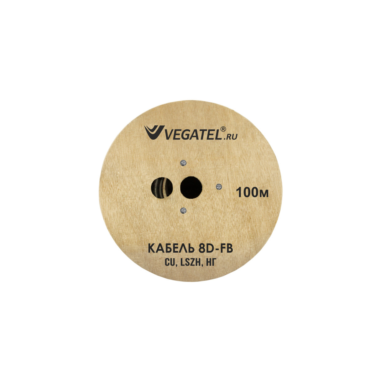 Кабель коаксиальный VEGATEL 8D-FB Cu (ГОСТ, синий)