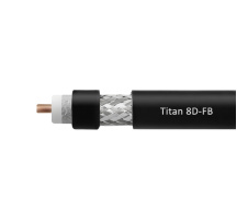 Кабель коаксиальный VEGATEL 8D-FB (Titan черный) 100м